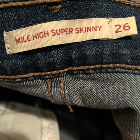 Levi’s Mile High Super Skinny Jeans - Picture 2 of 6